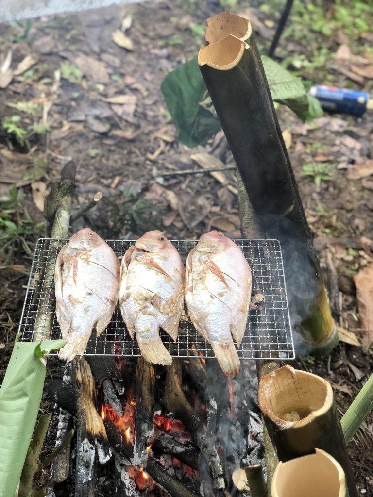 Tribal food Lunch during trekking with Backyard Tour Malaysia