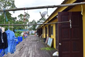 Selako longhouse has its inside and outside balcony with Backyard Tour Malaysia