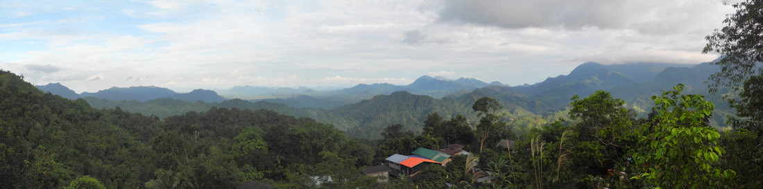 Panoramic view of the mountaintop in Kampung Kiding with Backyard Tour Malaysia