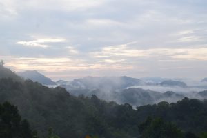 The beautiful morning mountains with Backyard Tour Malaysia