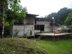 Due to its remoteness, most house are build on locally source materials with Backyard Tour Malaysia