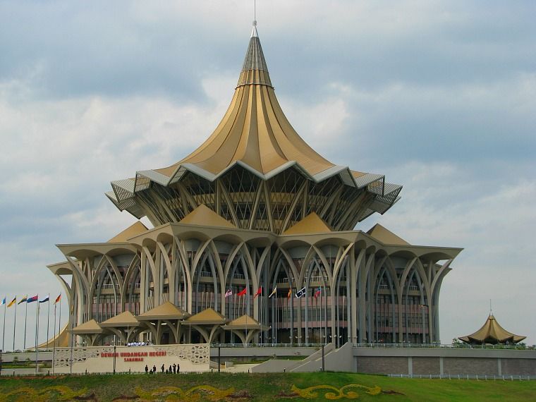 Sarawak State Legislative Assembly Building with Backyard Tour Malaysia