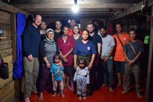 Photo with the deputy chief's family with Backyard Tour Malaysia