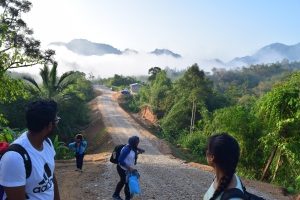 Engineers Without Borders hiking to Kiding Village with Backyard Tour Malaysia