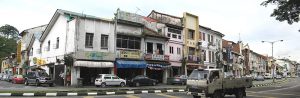 Main Bazaar buildings (Credit: etawau) with Backyard Tour Malaysia