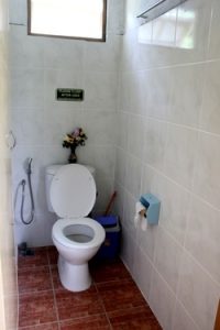 The toilet with Backyard Tour Malaysia