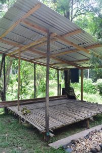 Shed made from bamboo with Backyard Tour Malaysia