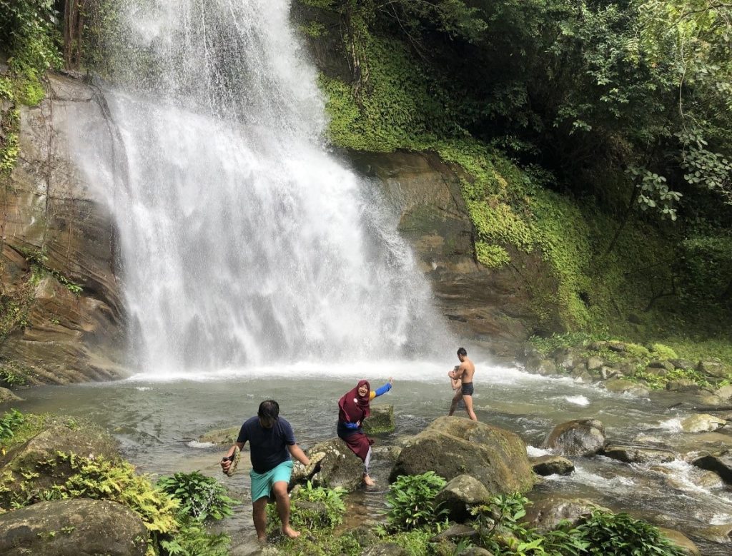 Waterfall trekking in Kuching with Backyard Tour Malaysia