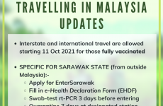 Travelling in Malaysia updates 2021 (Oct 17th)